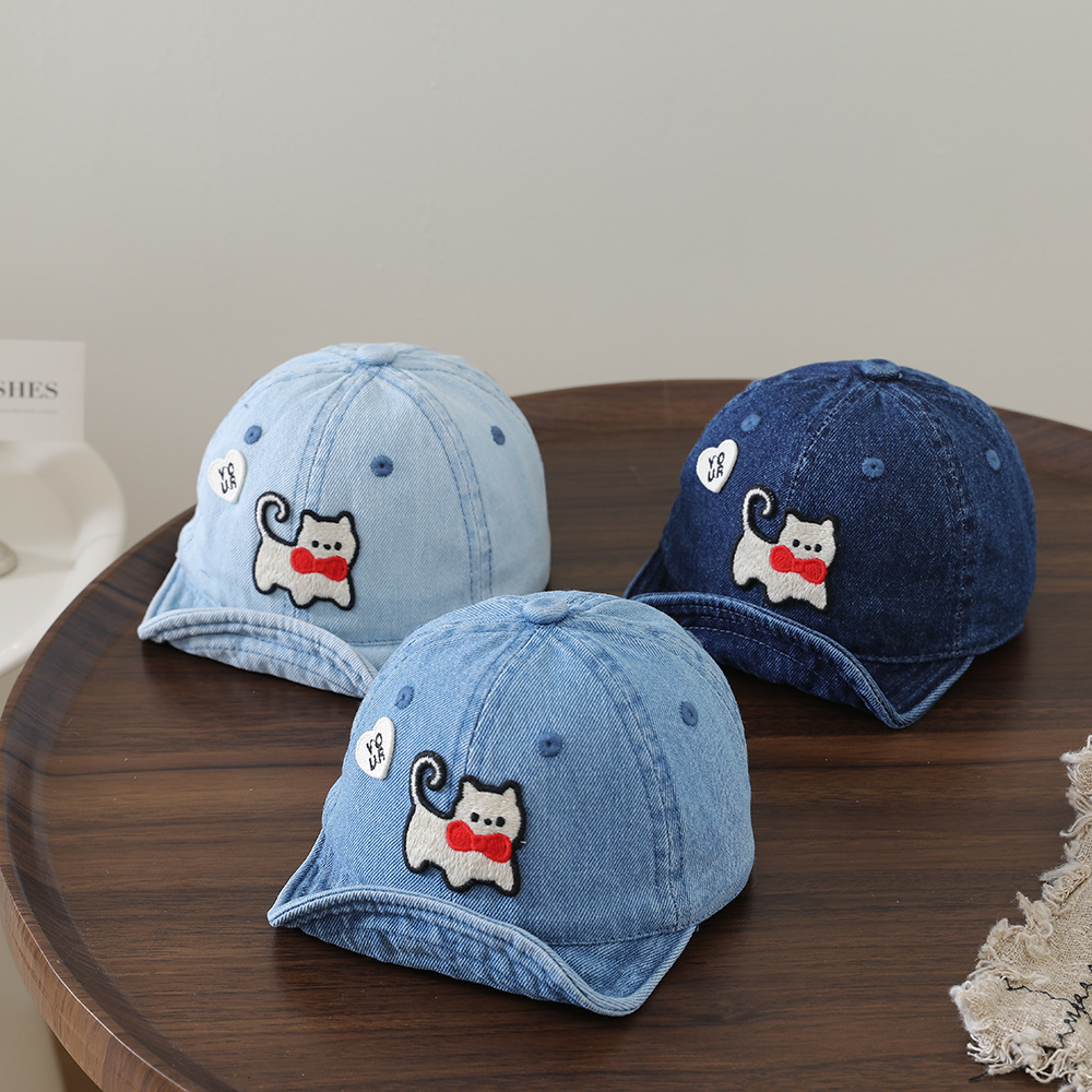 Boné infantil lavável de denim - Embroidery Cap avaliação e preço