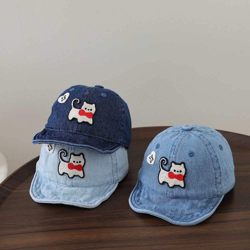 Boné infantil lavável de denim - Embroidery Cap avaliação e preço