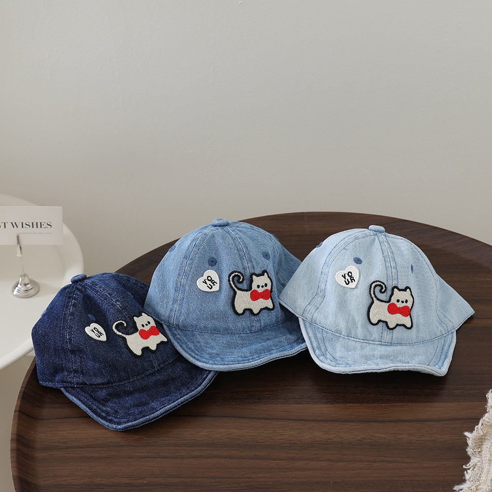 Boné infantil lavável de denim - Embroidery Cap avaliação e preço