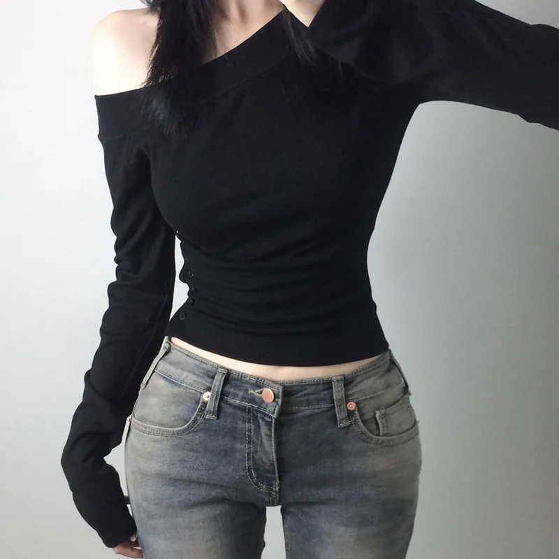 Camiseta Vintage Y2K com Botõe - Embroidery Fashion avaliação e preço