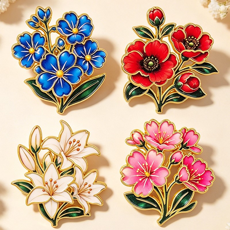 Broche Esmaltado Vintage Fofo  - Embroidery Outfit avaliação e preço