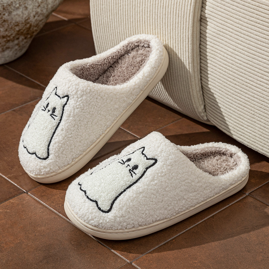 Moda bonito linha gato requint - Embroidery Shoes avaliação e preço