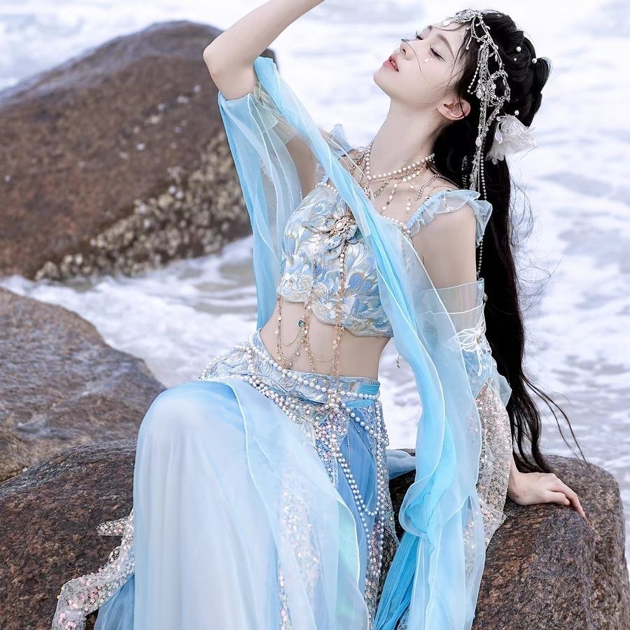 Novo Vestido Hanfu Elegante: C - Embroidery Style avaliação e preço