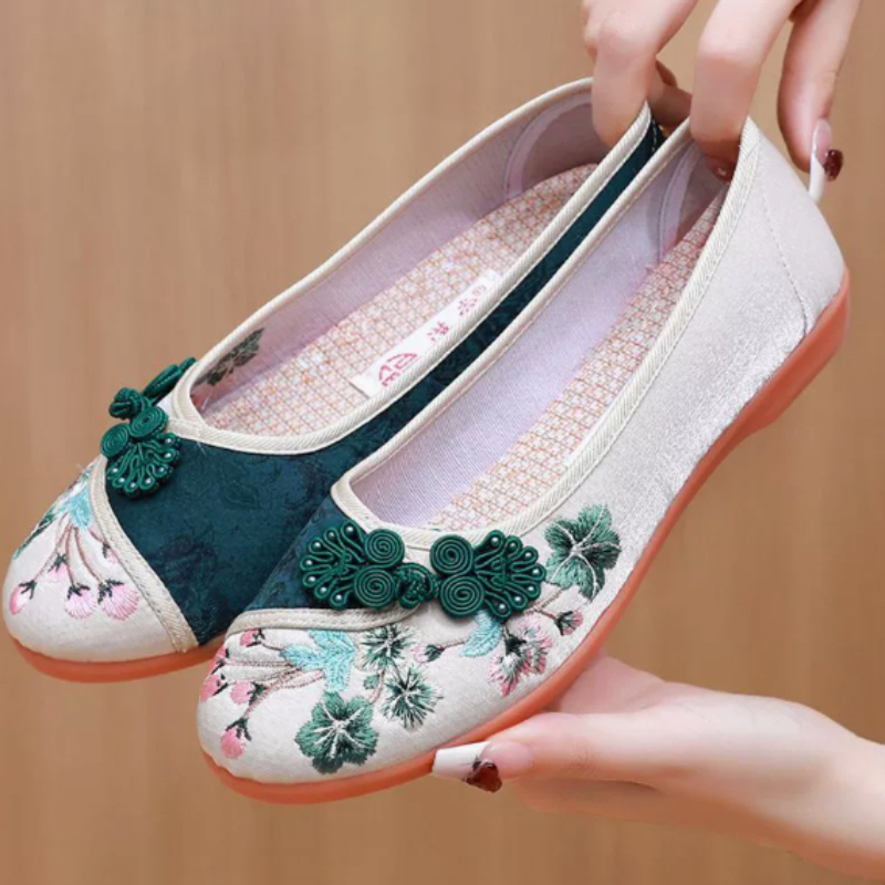 Sapatos de Lona Femininos Esti - Embroidery Shoes avaliação e preço