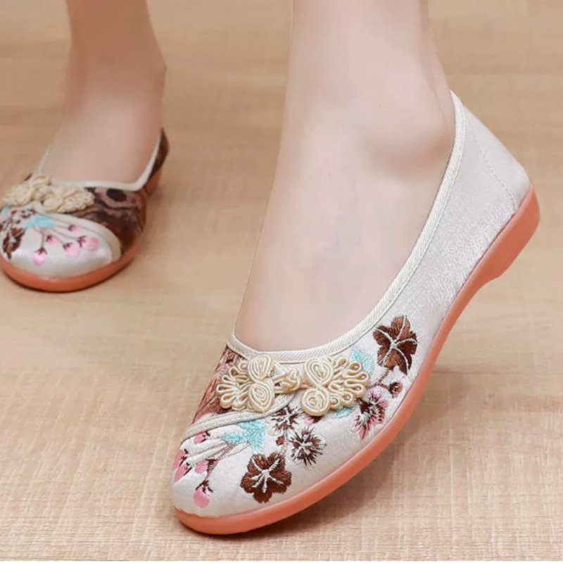 Sapatos de Lona Femininos Esti - Embroidery Shoes avaliação e preço