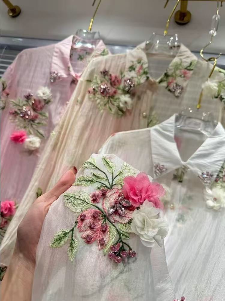 Design de luxo verão brilho di - Embroidery Daisy avaliação e preço