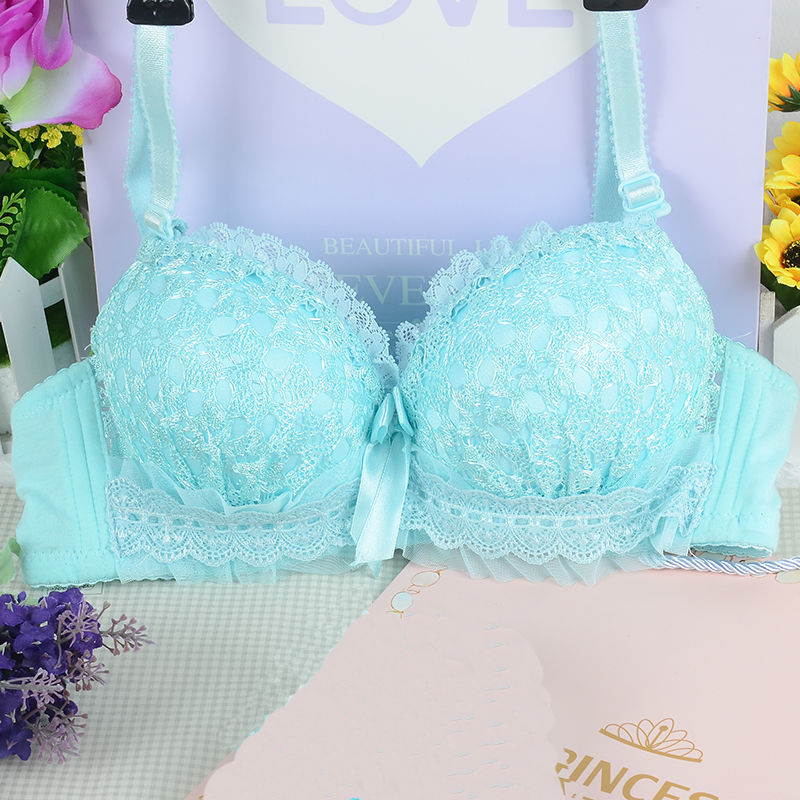 Menina barato sutiã sexy linge - Embroidery Underwear avaliação e preço
