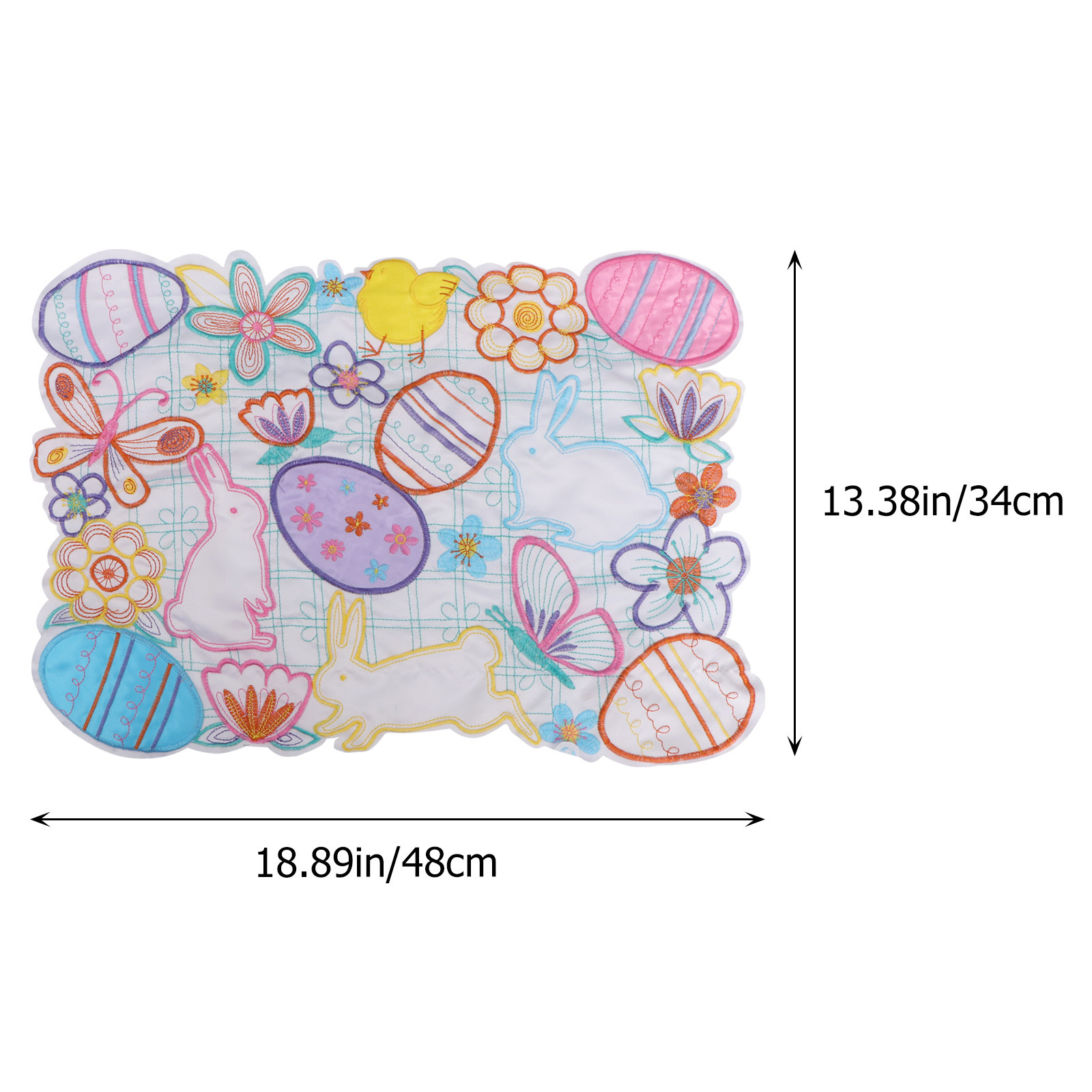 1 Peça de Sousplat de Coelho e - Embroidery Kitchen avaliação e preço