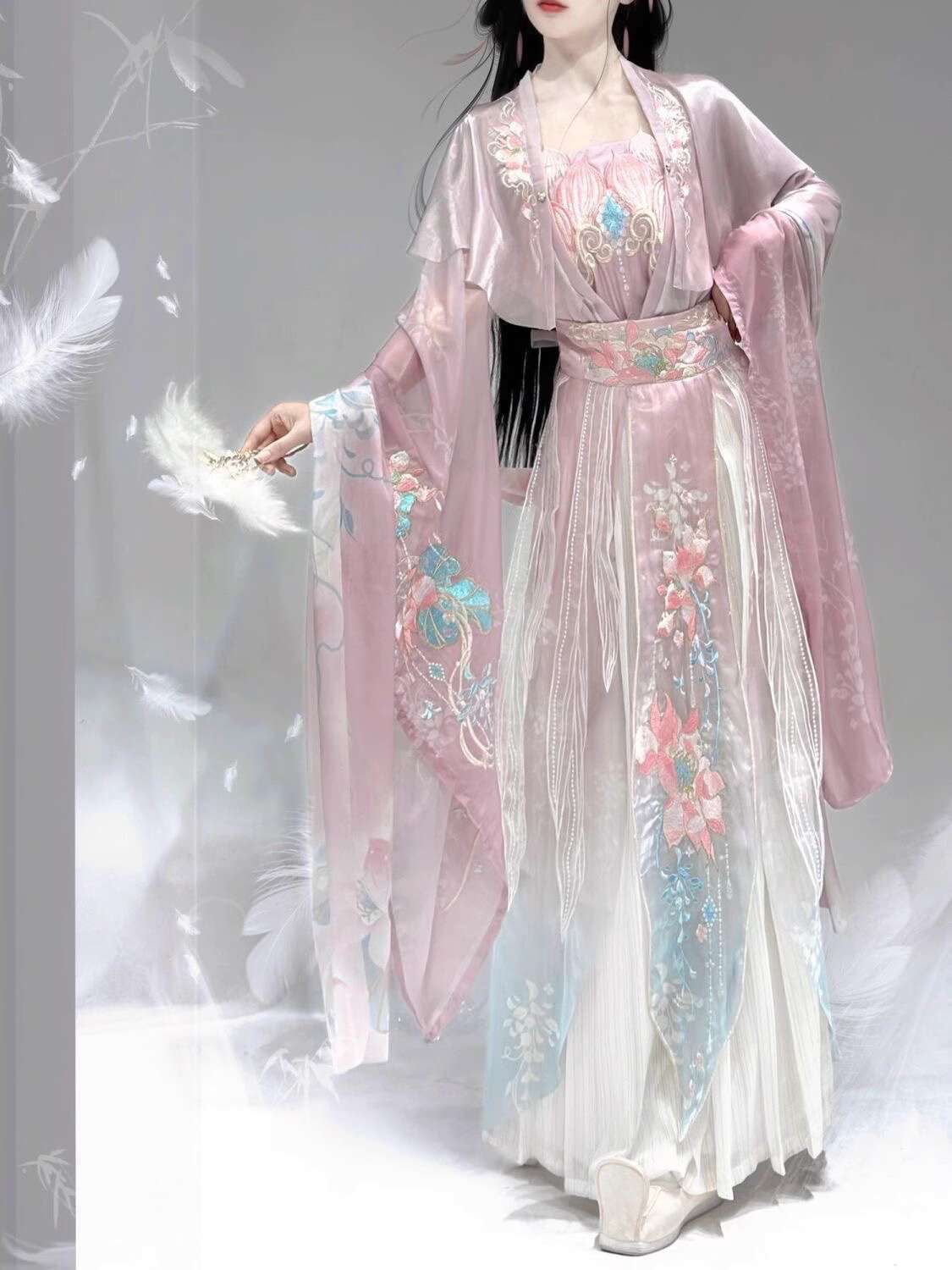 Novo hanfu wei jinfeng indústr - Embroidery Skirt avaliação e preço