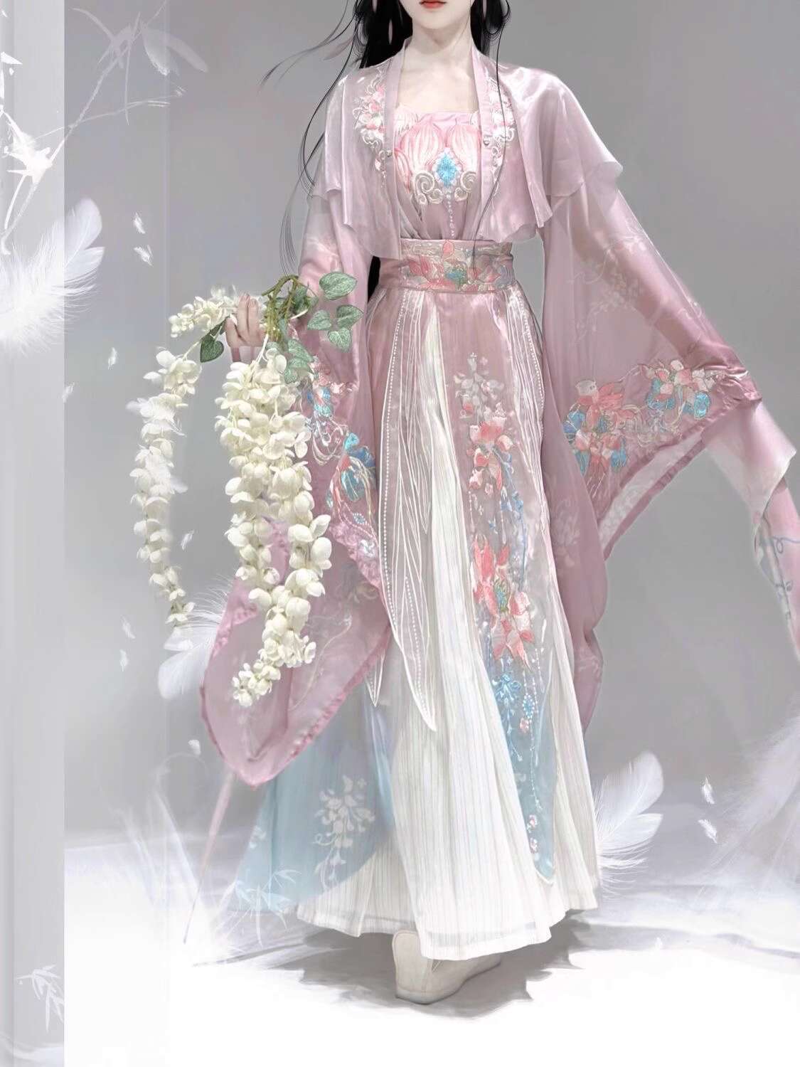 Novo hanfu wei jinfeng indústr - Embroidery Skirt avaliação e preço
