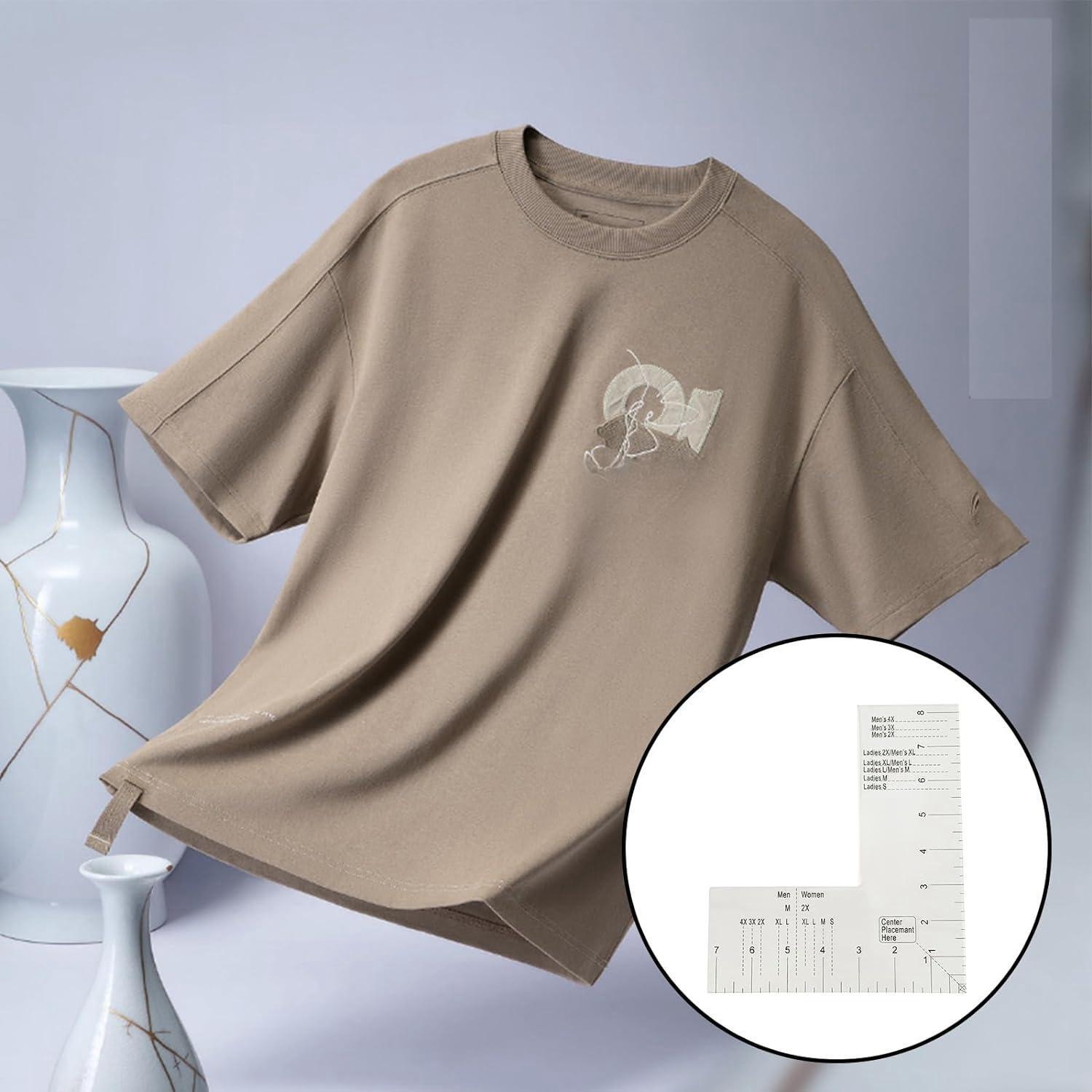 Régua de Costura para Camiseta - Embroidery Design Logo avaliação e preço