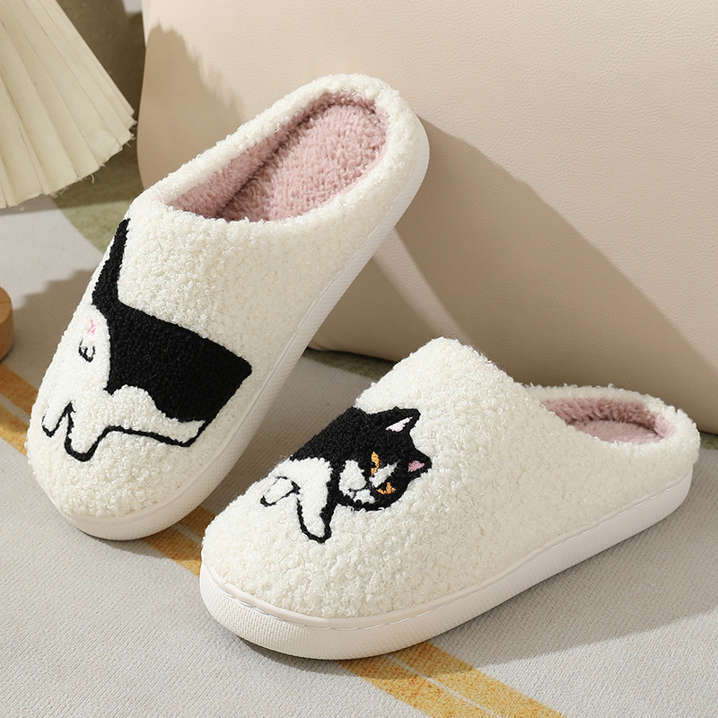 Inverno de pelúcia bonito dach - Embroidery Shoes avaliação e preço