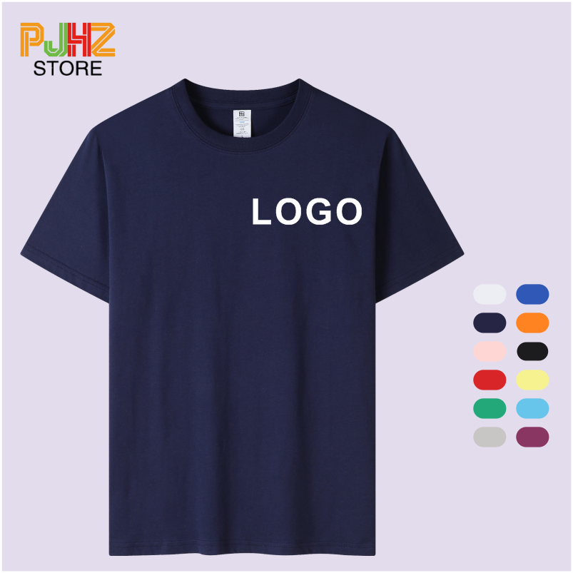 100% algodão camiseta logotipo - Embroidery Design Logo avaliação e preço